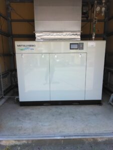 37kwコンプレッサー設置工事 詳細画像