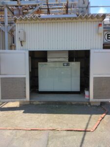37kwコンプレッサー設置工事 詳細画像