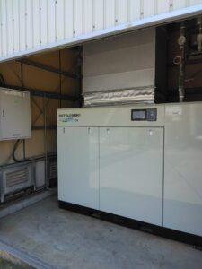 37kwコンプレッサー設置工事 詳細画像