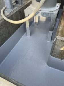 塩酸タンクポンプヤードFRP施工 詳細画像