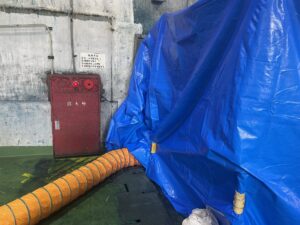 埋設タンク撤去　タンク移設　FRP床補修 詳細画像
