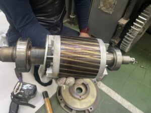リングブロアーベアリング交換工事 詳細画像