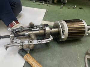 リングブロアーベアリング交換工事 詳細画像
