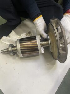 リングブロアーベアリング交換工事 詳細画像