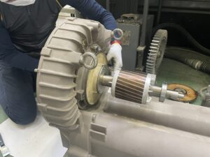 リングブロアーベアリング交換工事 詳細画像