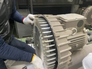 リングブロアーベアリング交換工事 詳細画像