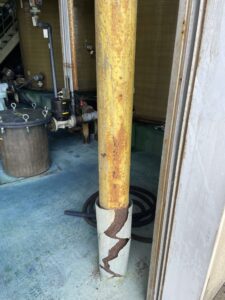 ポール塗装　FRP施工 詳細画像