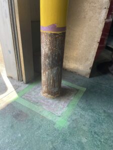 ポール塗装　FRP施工 詳細画像