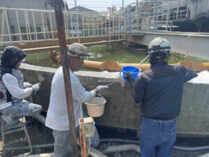 排水処理槽FRP改修工事 詳細画像