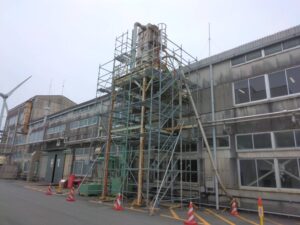 屋外集塵機・デッキ撤去廃棄 詳細画像