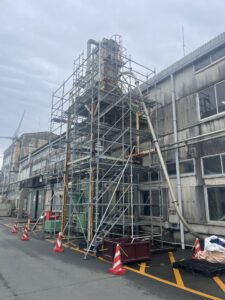 屋外集塵機・デッキ撤去廃棄 詳細画像