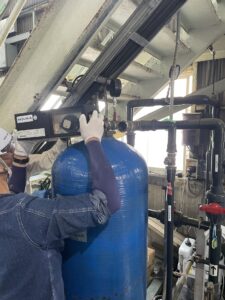 活性炭ろ過装置樹脂交換工事 詳細画像