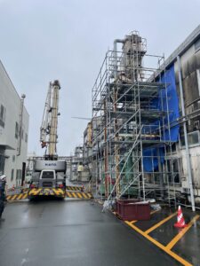 屋外集塵機・デッキ撤去廃棄 詳細画像