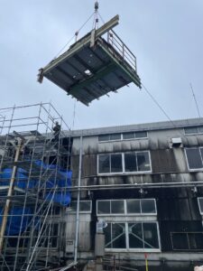 屋外集塵機・デッキ撤去廃棄 詳細画像