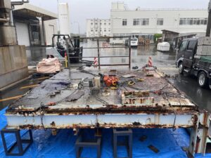 屋外集塵機・デッキ撤去廃棄 詳細画像