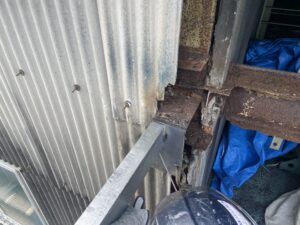 屋外集塵機・デッキ撤去廃棄 詳細画像