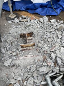 屋外集塵機・デッキ撤去廃棄 詳細画像