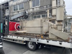 屋外集塵機・デッキ撤去廃棄 詳細画像