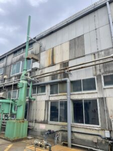屋外集塵機・デッキ撤去廃棄 詳細画像