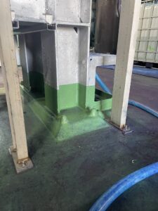 支持金具アンカー部FRP施工 詳細画像