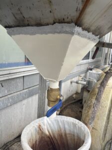 糊処理タンク底排補修 詳細画像