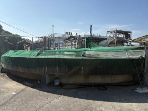 沈殿槽ネット更新工事 詳細画像