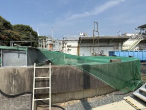 沈殿槽ネット更新工事 詳細画像