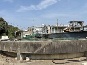 沈殿槽ネット更新工事 詳細画像