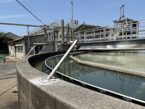 沈殿槽ネット更新工事 詳細画像