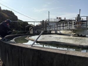 沈殿槽ネット更新工事 詳細画像