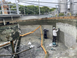 排水処理槽FRP工事 詳細画像