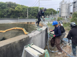 排水処理槽FRP工事 詳細画像