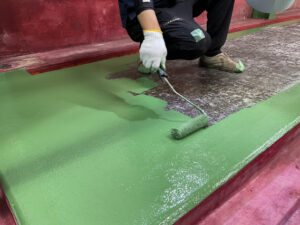 プレス床FRP改修工事 詳細画像