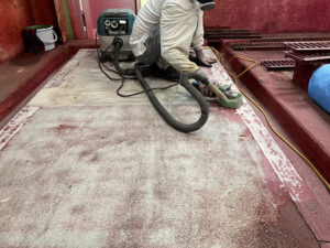 プレス床FRP改修工事 詳細画像