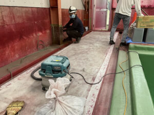 プレス床FRP改修工事 詳細画像