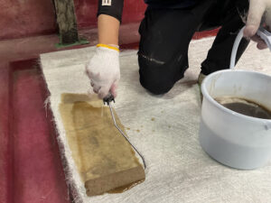 プレス床FRP改修工事 詳細画像