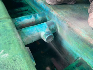 FRPクラック配管補修　メクラ工事 詳細画像