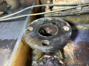 FRPタンクフランジ修復 詳細画像