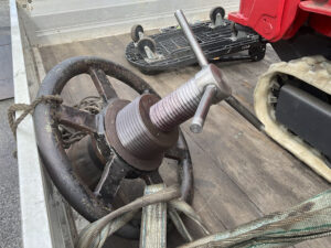 プレス用ハンドル製作　油漏れ対策カラー製作 詳細画像