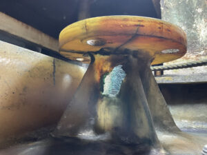 FRPタンクフランジ修復 詳細画像