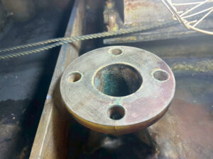 FRPタンクフランジ修復 詳細画像