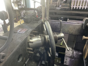 プレス用ハンドル製作　油漏れ対策カラー製作 詳細画像