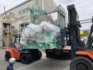 設備搬入工事 詳細画像