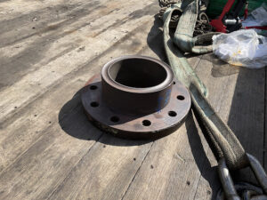 プレス用ハンドル製作　油漏れ対策カラー製作 詳細画像