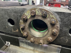 プレス用ハンドル製作　油漏れ対策カラー製作 詳細画像