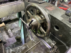 プレス用ハンドル製作　油漏れ対策カラー製作 詳細画像