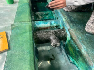 FRPクラック配管補修　メクラ工事 詳細画像