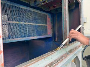 集塵機扉内側FRP補修 詳細画像