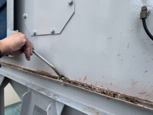 集塵機扉内側FRP補修 詳細画像