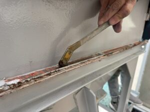 集塵機扉内側FRP補修 詳細画像